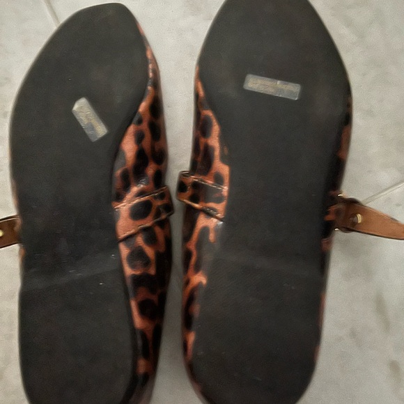 Dolce Vita Mary Jane Animal Print Flats - Picture 6 of 7